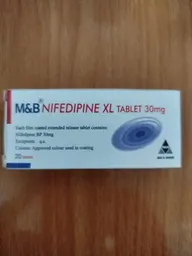 Nifedipine XL 30mg tablet