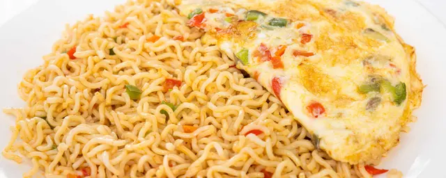 Noodles and Egg