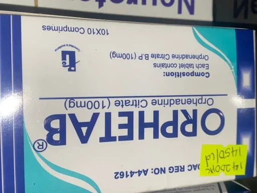 Orphenadrine