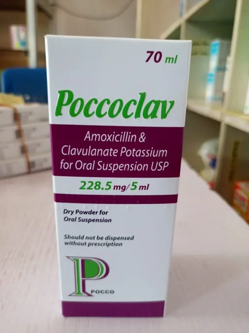 Poccolav 228.5mg/5ml