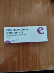 Propranolol tablet 40mg