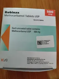Robaxin tablet 500mg