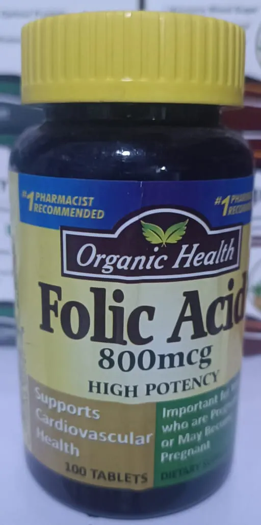 TAB. FOLIC ACID 800MCG