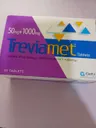 Treviamet 50mg+1000mg