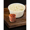 White rice with sauce