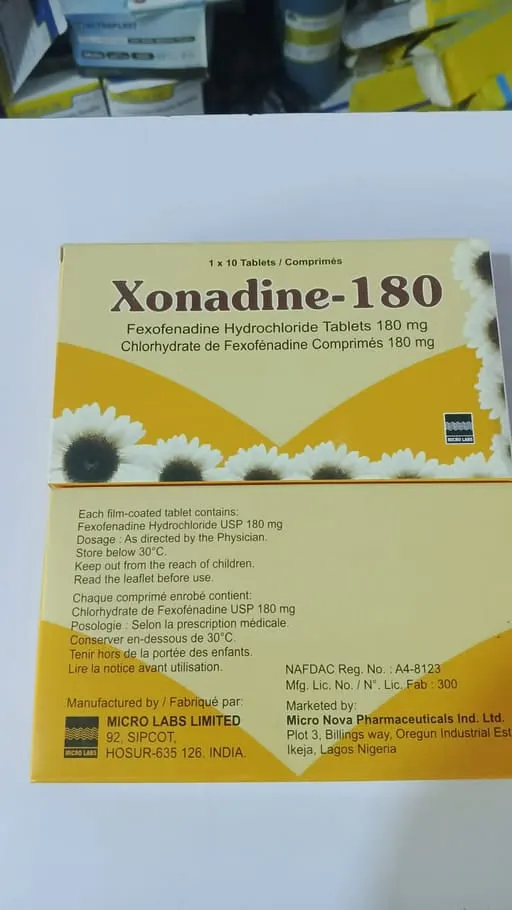 Xonaldine 180mg